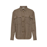Jacqueline De Yong Beige Recycled Cotton Shirt -   -  Jacqueline De Yong.